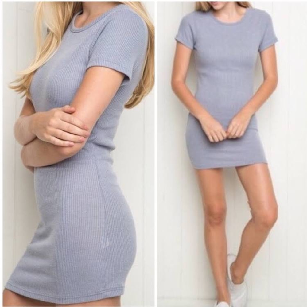Brandy Melville ribbed mini dress